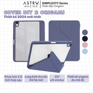 [DIY2 Origami] Leather Case D02Y iPad AstroMazing DIY 2 Origami Multi-angle Folding for iPad Air 4/5
