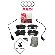 ( 100% FEBI BILSTEIN ) AUDI A8 D4 A6 C7 A7 REAR DISC BRAKE PAD WITH SENSOR SET ( 4H0698451A )