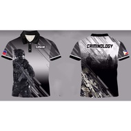 Criminology Polo Shirt Criminology Shirt for Men with Surname Full Sublimation