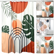 Shower Curtain Waterproof Bathroom Curtain with 12 Hooks 71 x 71 inches Modern Abstract Shower Curta