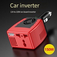 150W Car Power Inverter - 12V Dc To 220V Ac + 5V Usb Port Laptop Mobile Phone Charger Universal