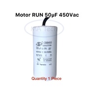 Capacitor 50uf 450v 50uf 450v Motor RUN 450v50uf Size 5.0x10.0cm Quantity 1 Piece (Piece)