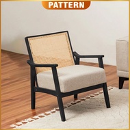 PATTERN Rattan Arm Chair Lounge Chair Kerusi Rotan Kayu