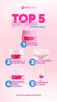 Original drw skincare cream malam brightening cream dan day cream dan sunscreen radiant drw skincare