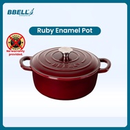 (NO WARRANTY) (CLEARANCE SALES) BBELL Ruby Enamel Pot