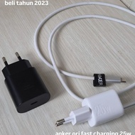 Preloved samsung & anker charger