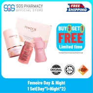 [SOS Pharmacy] Femoire Day & Night Kit (60s + 15s) | Rose Placenta Hibiscus Collagen Whitening Anti 
