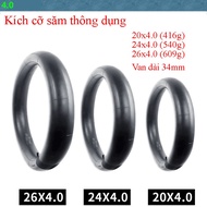 Fat wheel bicycle inner tube 4.0