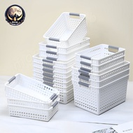 Storage Box Basket Multipurpose Plastic White Storage Box Organizer