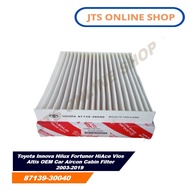 Toyota Innova Hilux Fortuner HiAce Vios Altis OEM Car Aircon Cabin Filter 2003-2019 87139-30040