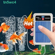 TN5WC4 Solar Oxygen Pump, USB Rechargeable Ultra Silent Portable Aerator, Oxygen Booster Automatic 2