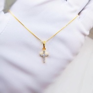 Bangkok gold cross style necklace