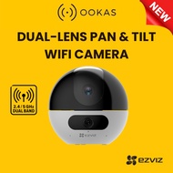 EZVIZ C7 Dual 2K+ / 4MP Dual Lens Indoor WiFi Camera | AI Human & Pet Detection | Auto Tracking | 2.