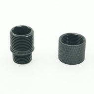 12mm to 14mm Counter Clockwise Thread Aluminum Nut Fastener 12mm Right Thread to 14mm Left Thread wi