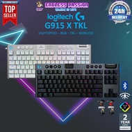 Logitech G915 X TKL Tenkeyless Lightspeed Wireless RGB Mechanical Gaming Keyboard