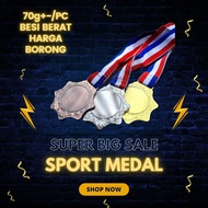 BESI STAR Hanging Medal W/ CUSTOMIZE DESIGN 🏆/ 65mm D/ Medal Besi/ Sports, Event, Family Day, Celebr