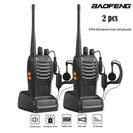 Hot Baofeng BF-888S Two-Way Radio Set BF 888S UHF 400-470MHz 16CH Long Range Radios Transceiver