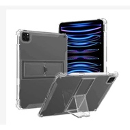 Samsung Tab S9/S9 Fe/S9+ Fe/S9 Plus Softcase Clear Anti Crack Plus STAND