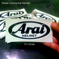 Arai Helmet sticker cutting Helmet sticker