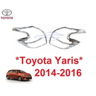 Tail Lamp Cover Toyota YARIS 2014 2015 2016 Chrome Plating