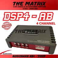 AUDIOBAHN AB4-31DSP 4 CHANNEL DIGITAL SIGNAL PROCESSOR AMPLIFIER