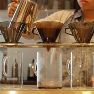 日本Kinto經典圓柱款簡潔日式耐熱玻璃手沖咖啡分享壺底壺分享杯