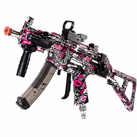 MP5 DIY High Pressure Car Wash Spray Gun Alloy 3/8 quick connector Metal Water Gun with 4 Conversion