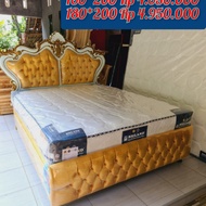 springbed bigland 160 x 200 full set / bedset sultan / kasur / tempat