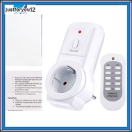 [JTFY] 433.92Mhz Wireless Remote Control Socket 16A 230VAC for Home Appliance Light Fan