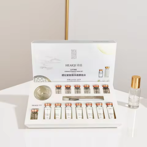 Collagen Hyaluronic Acid Face Mask DIY Hyaluronic acid V Face Lifting Firming Whitening Mask Fine Li