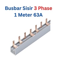 New ✭ Fort Busbar Sisir Jumper Mcb Panel 3 Phase 3P 1 Meter 1M 63A