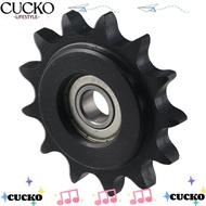 CUCKO Convex Idler Gear, 10mm Bore 1/2" Pitch 13 Tooth Chain Idler Sprocket, Durable C45 Carbon Stee