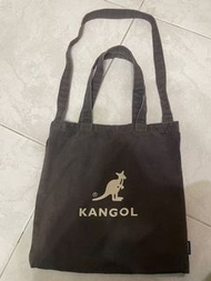 二手 Kangol 灰色 手提 肩背包