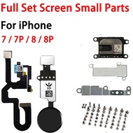 Front Camera Home Button Flex Cable Replacement For iPhone 7 8 Plus  Accessories on LCD Ear Speaker 