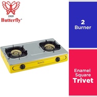 Butterfly Stainless Steel Double Gas Stove - BGC-922 Butterfly Dapur Masak