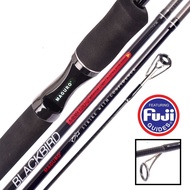 Joran Spinning Maguro Blackbird 150 165 180 Cm Ring Full Fuji / Ujung Joran Maguro BlackBird