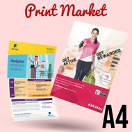 A4 Size Flyer / Brochure Express Printing