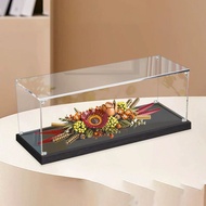 Transparent Acrylic Display Box For LEGO 10314 Yong Sheng Hua Fan Hua Storage Case Dustproof Cover
