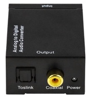 CONVERTER ANALOG TO DIGITAL / RCA ANALOG TO DIGITAL OPTICAL CONVERTER