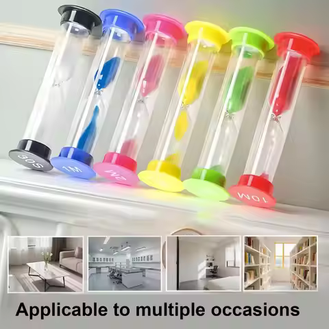 Sand Clock Timer Sand Timer Colorful Hourglass Timer 30sec/1min/3mins/5mins/10mins Sand Clock Timers