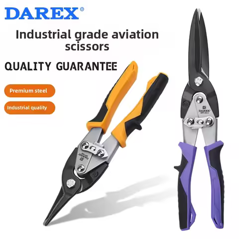 Darex Industrial Steel Shear Aviation Snip Curved Blade Stainless Steel Cutter for Aluminum Plate Li