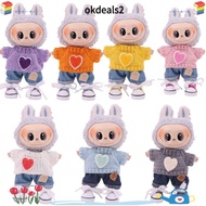 DEALSHOP Doll Clothing Accessories, Replacement Miniature Plush Doll Clothes, Fashion DIY Handmade A