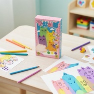 Rainbow Magic Scratch Art Kit for Kids 35pcs Squeegee Painting Fun