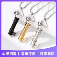 Music Therapy Piper 5.30 Key Men Women Decompression Healing Mandala Mouth Mindfulness Ring Jewelry 