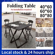 Foldable Dining Table Study Table Easy to Fold Safe And Stable Computer Table Home Small Square Table Outdoor Table