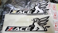 瑞獅 尾門貼紙 zace 全新品 金色Z