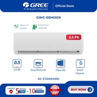 GREE AC Standar 1/2PK - GWC-05MOO5(S) - Putih (Indoor &amp; Outdoor)