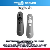 LOGITECH R500S Laser Presentation Remote - Graphite / Mid Grey