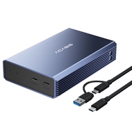 Acasis 36 TB 2.5/3.5 Inch Dual Bay External Hard Drive Enclosure Array Cabinet SATA Hard Disk Array