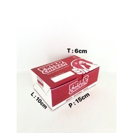 25 PCS BOX FRIED CHICKEN ALUMINIUM FOIL 15X10X6 AO